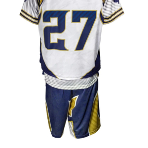 Uniformes de Lacrosse de manga corta con impresión de logotipo personalizado a la venta nuevo y elegante uniforme de Lacrosse de Material superior - Product Image 6