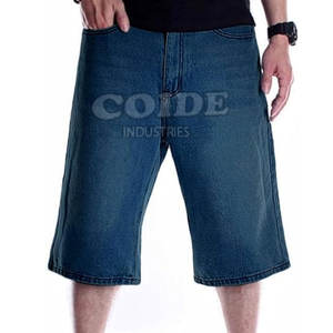 Short en jean Vente en gros direct usine Jorts en jean personnalisés pour hommes Vente en gros Jorts en jean OEM pour hommes - Product Image 3