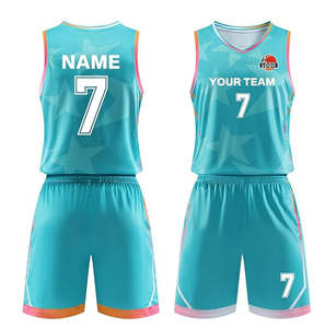 Uniforme de baloncesto de secado rápido para hombre, ligero y transpirable, con logotipo personalizado, estilo de juego de impresión de nombre de jugador de equipo - Product Image 4