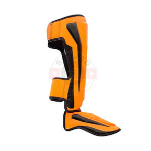 Espinillera de cuero sintético de diseño único, protector de espinillera MMA para exteriores, nueva tendencia - Product Image 6