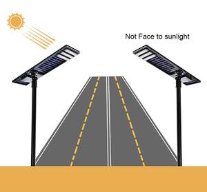 200 Wát bifacial LED năng lượng mặt trời ánh sáng đường phố tất cả-trong-một với điều khiển từ xa IP67 đánh giá cho đường cao tốc sử dụng pin cung cấp điện - Product Image 4