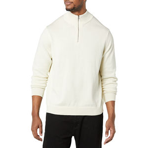 Sweat-shirt pour homme de haute qualité, demi-zip, polaire, pull à col montant, sweat-shirt à fermeture éclair, manches longues - Product Image 4