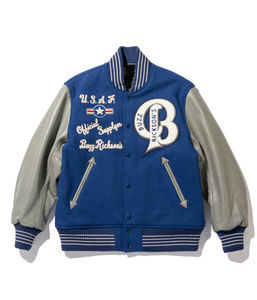 Veste en laine marine personnalisée pour hommes, dernier style avec col montant, veste de baseball à boutons latéraux pour l'hiver, matériau de bonne qualité - Product Image 2