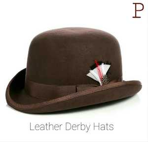 Mũ da thời trang nam cho mọi dịp cho cảnh cao bồi và tiệc tùng cung cấp nhiều tùy chọn - Product Image 3