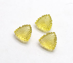 งานแกะสลักควอตซ์ขนาด15มม. งานแกะสลักทำจากมะนาวธรรมชาติเกรด AAA - Product Image 6