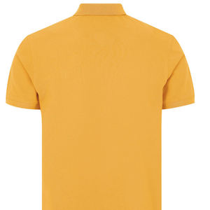 Haute qualité personnalisé hommes pour polos nouveau Design demi-manches avec broderie Logo solide jaune toile haute visibilité - Product Image 5