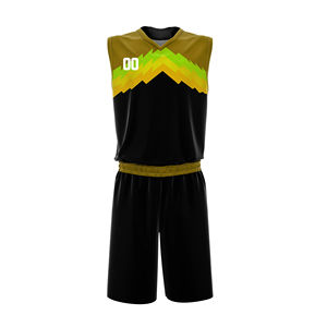 Uniforme de basket-ball à manches courtes pour hommes en vente Service OEM - Product Image 5