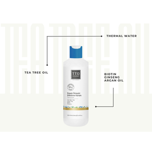 TTO Clinic 500ml Anti-Dandruff & Anti-<b>Hair</b> Loss Shampoo Tea Tree <b>Oil</b> & <b>Biotin</b> Sulfate-Free Deep Cleansing <b>Hair</b> Loss Treatment - Product Image 1