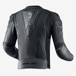 Fighter Men Motorbike Track/Riding Cowhide/Kangaroo Perforated Leather Racing Jacket/Chaqueta CE <b>Level</b> 2 Protection, All Sizes - Product Image 2