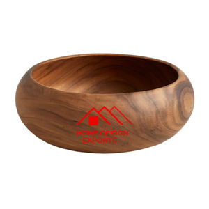 Cuenco grande de madera de acacia para decoración de fiestas y bodas, último diseño, diseño personalizado, venta al por mayor, alta calidad - Product Image 4