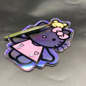 Pinzas para Extensión de Pestañas Nomex International Kitten, con Imán, Transparentes, Herramientas Sostenibles - Product Image 3