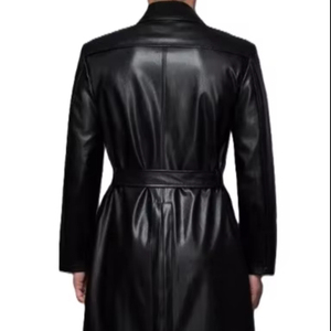 Manteaux en cuir de vachette de haute qualité fabriqués par le fabricant, design élégant, col rabattu, manteaux de couleur personnalisée, manteaux décontractés pour hommes - Product Image 3