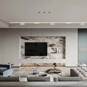 Connecteur de rail magnétique encastré droit en aluminium blanc pour système d'éclairage sur rail magnétique LED - Vente en gros - Product Image 6