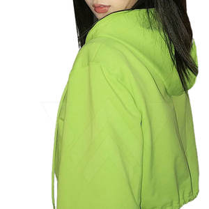 Sweat à capuche à manches longues pour femmes 100% coton éponge respirant Anti-rétrécissement et Anti-rides Streetwear durable pour l'automne - Product Image 5