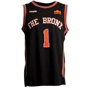 Maillot de basket-ball pour hommes, haut de sport en maille sans manches, noir, orange, imprimé de numéros, vêtements d'entraînement, respirant, décontracté, unisexe - Product Image 1