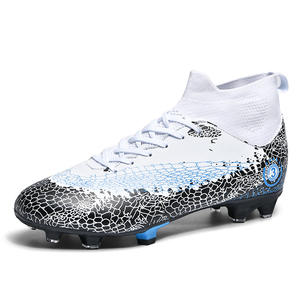 Chaussures de football professionnelles montantes pour hommes, crampons antidérapants pour terrain synthétique, entraînement et compétition - Product Image 3