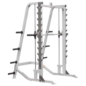 Máquina Smith Remanufacturada con Soportes para Placas para Sentadillas Guiadas y Ejercicios de Prensa - Product Image 1