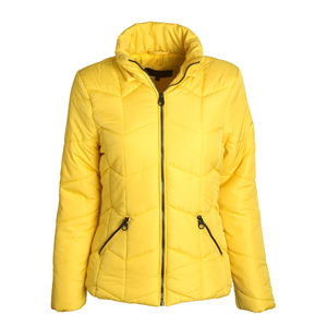 Abrigo cálido de invierno personalizado para mujer al por mayor, chaqueta acolchada con Cuello de piel, chaqueta acolchada transpirable para exteriores para mujer - Product Image 3