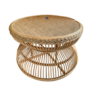 <b>Rattan</b> Furniture Wicker Coffee <b>Table</b> for Living Room Home Interior Decoration Furniture Made in Vietnam - Product Image 4