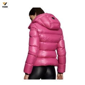 Nouvelle Mode 100% Tissus en Nylon pour Femme Premium Vestes Puffer Down Jacket Avec Capuche Femmes Puffer Jacket - Product Image 4