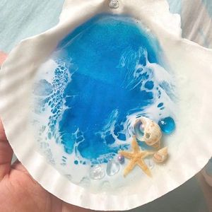 ชามสลัดเรซินทำด้วยมือสำหรับงานแต่งงานดีไซน์นางฟ้าสมัยใหม่จากอินเดีย - Product Image 1