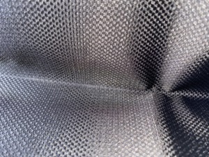 100% Nylon Ballistic Dobby Twisted Yarn Water Resistant Lightweight Oxford <b>Fabric</b> PU Coating Industrial Bag Luggage Woven Black - Product Image 2