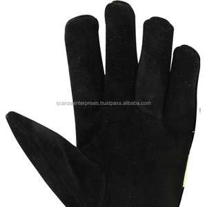 Guanti in pelle antincendio ad alta temperatura a prova di fuoco a prova di fuoco lungo resistente al calore strutturale - Product Image 5