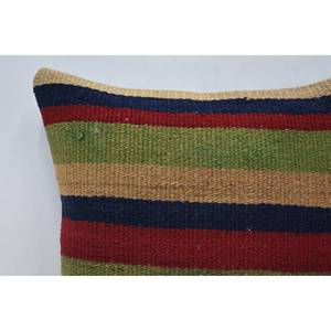 Multicolor Kilim Patchwork Wool Pillow 14x14 Inch Luxury Decorative Cushion Vintage <b>Fluffy</b> Leaves Pattern Portable <b>Bedding</b> - Product Image 2