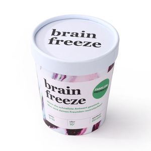 Por encargo respetuoso con el medio ambiente 2mm arte papel cerebro congelar caja cilindro Kraft cartón UV ventaja lámina en relieve especificaciones - Product Image 4