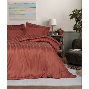 Boîte en coton Ensemble de housse de couette en satin de bambou à double rayure intelligente Design unique de carreaux - Product Image 1