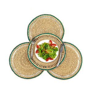 Manteles Individuales de mimbre, manteles individuales de ratán Natural, 14,6 pulgadas (Juego de 4), tejidos a mano en Vietnam, superventas - Product Image 4