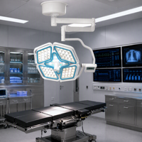 Lampe chirurgicale LED sans ombre pour plafond, type pétale, pour cavités profondes, pour salle d'opération hospitalière
