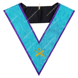 COLLIER D'OFFICIER MASONIC REGALIA DE MEMPHIS MISRAIM RITE EXPERT - Product Image 1