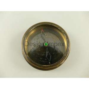 Brújula personalizada Artículos de regalo náutico Impresión personalizada Cuerpo metálico Cobre Acabado Brújula hecha a mano para la decoración del hogar - Product Image 4