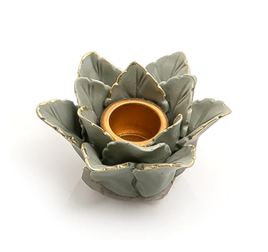 Portavelas en forma de media luna y elegante accesorio de regalo personalizado soporte de almacenamiento de velas accesorio de decoración de vajilla real - Product Image 4