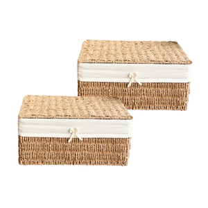 PRODUCTO VENTA CALIENTE Cesta de pícnic de algas marinas naturales o cesto de regalo de vacaciones para eventos especiales - Product Image 1