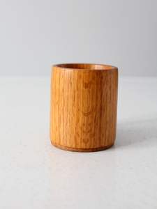 Tasse à thé en bois, mug fait à la main, style classique traditionnel, couleur foncée, bois massif naturel, écologique, durable, étanche, portable - Product Image 5