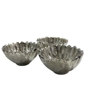 Bol à bonbons en métal blanc de qualité supérieure, design admirable, moderne, luxueux, fait à la main, durable, pour mariage, anniversaire - Product Image 6