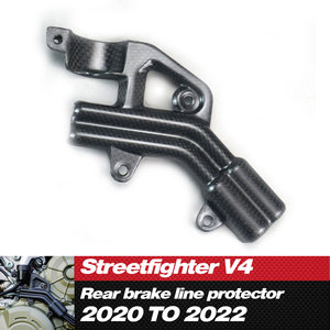 ชิ้นส่วนแฟริ่งคาร์บอนไฟเบอร์แท้ Carbonart ผลิตโดย OEM สำหรับ DUCATI Streetfighter V4 2023+ ฝาครอบ<span class=keywords><strong>ท่อ</strong></span>น้ำมันแบบใหม่ - Product Image 1
