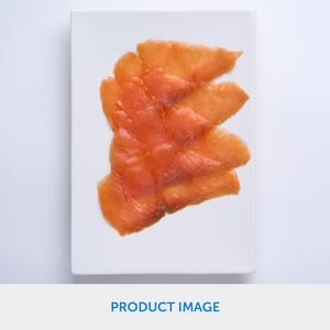 Filetes de salmón ahumado congelado en rodajas de 100 g, venta al por mayor del fabricante - Product Image 2