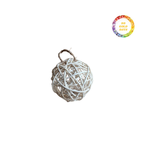 Bolas de mimbre tejidas a mano de orbes decorativos de ratán natural para centros de mesa rellenos de cuencos - Product Image 3