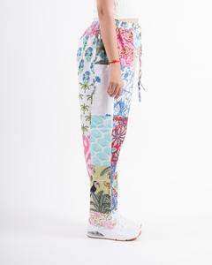 Pantalones Harem de retazos para todas las estaciones con cintura elástica, ropa holgada para festivales de verano para mujeres y hombres, venta al por mayor con bolsillos de verano - Product Image 3