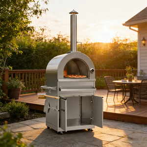 Forno per Pizza da Esterno MK07SS304 con Mobile Inferiore, <span class=keywords><strong>Dimensioni</strong></span> 702.4*661.8*2068.9mm - Product Image 1