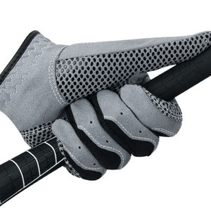 Gants de golf doux en peau de mouton respirants hommes avec dragonne réglable en gros respirant Cabretta gant de golf antidérapant unisexe - Product Image 2