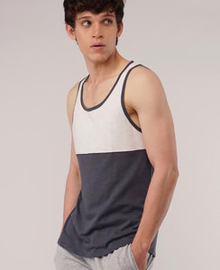 Haute qualité poids lourd lavage culture débardeur personnalisé gris Boxy Fit respirant coton et Spandex gilet t-shirt pour les entraînements sans manches - Product Image 1