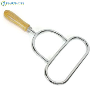 Abrebocas Dental Veterinario Schulze, Acero Cromado con Mango de Madera para Ganado, Se Acepta Personalización para Animales Grandes - Product Image 1