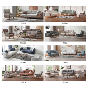 Sang Trọng Hiện Đại Bọc Sofa Set Với Vòng Ghế bành Phong Cách Cong Thiết Kế Nội Thất Phòng Khách Cho Biệt Thự Căn Hộ Phòng Chờ Sử Dụng - Product Image 2