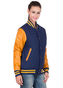 Women Varsity Baseball Bomber Jacket Hip Hop Letterman Patchwork Leather Jackets Streetwear College Coats Best Women 2025 - Product Image 5