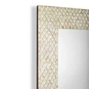 Haute qualité fait à la main moderne rond os vadrouille incrustation mur miroir cadre prix de gros bois résine décoratif os miroir pour Pâques - Product Image 3