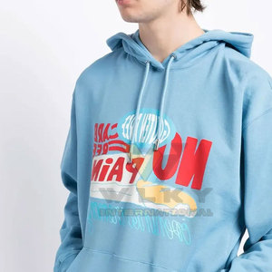 Sweats à capuche avec logo personnalisé bonne qualité avec impression bouffante pour hommes au prix de gros sweats à capuche avec impression bouffante - Product Image 4